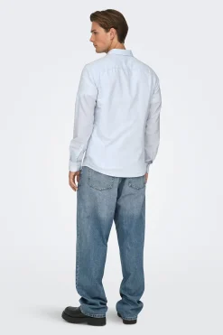 Camisa oxford slim fit