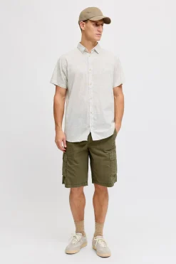 Camisa popelín manga corta
