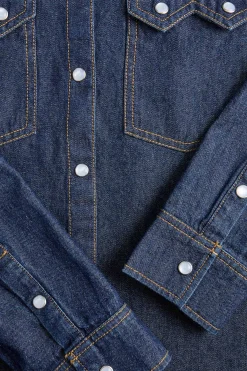 Camisa regular fit denim