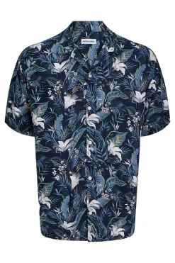 Camisa relaxed fit manga corta