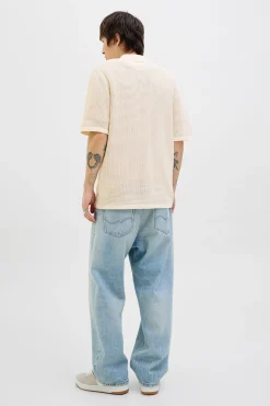 Camisa relaxed fit punto
