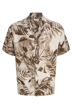 Camisa relaxed fit viscosa