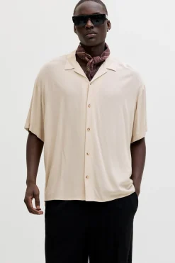 Camisa relaxed fit viscosa