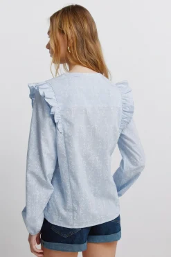 Camisa romantica volantes
