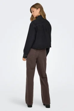 Camisa vaquera cropped