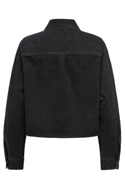 Camisa vaquera cropped