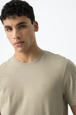 Camiseta de Algod&oacute;n con Relieve
