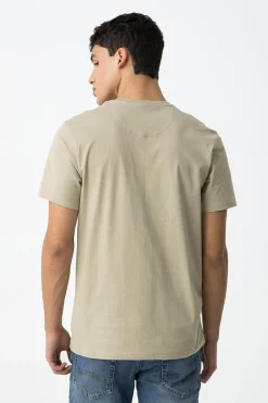 Camiseta de Algod&oacute;n con Relieve