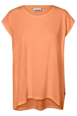 Camiseta de manga corta con cuello redondo
