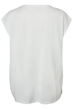 Camiseta de manga corta con cuello redondo