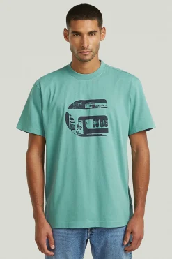 Camiseta de manga corta con logo