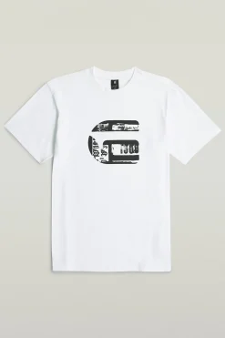 Camiseta de manga corta con logo