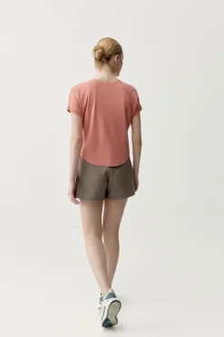 Camiseta deportiva Azami coral