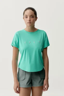 Camiseta deportiva Azami verde turquesa