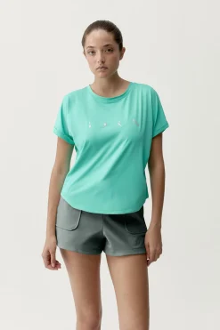 Camiseta deportiva Azami verde turquesa