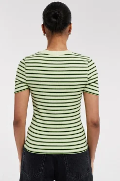 Camiseta estampada cuello redondo