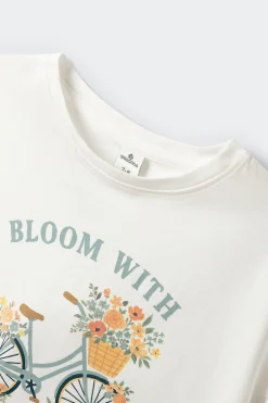 Camiseta manga corta bici ni&ntilde;a