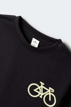 Camiseta manga corta boxy ni&ntilde;o