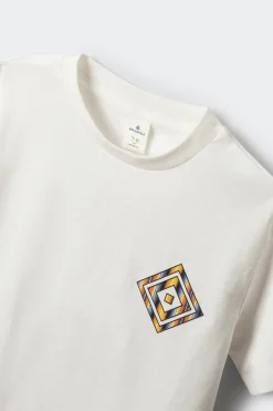 Camiseta manga corta etnica ni&ntilde;o