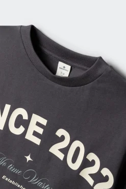 Camiseta manga corta gr&aacute;fico ni&ntilde;o