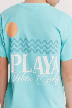 Camiseta manga corta la playa ni&ntilde;o