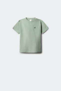 Camiseta manga corta microraya niño