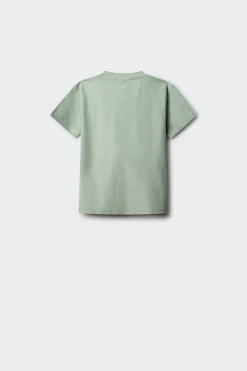 Camiseta manga corta microraya ni&ntilde;o
