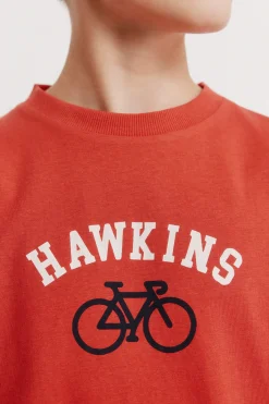 Camiseta manga corta rayas ni&ntilde;o