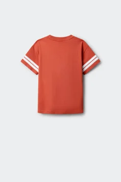 Camiseta manga corta rayas ni&ntilde;o