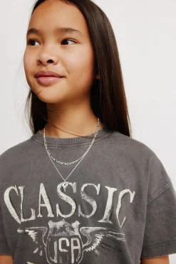 Camiseta manga corta rocker ni&ntilde;a