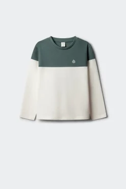 Camiseta manga larga básica niño