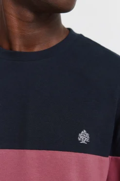 Camiseta manga larga piqu&eacute; bloques