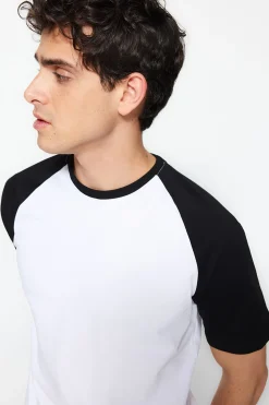 Camiseta mangas bicolor