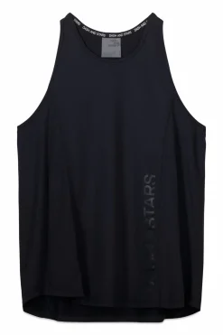 Camiseta microfibra halter negra