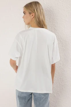 Camiseta oversize manga corta