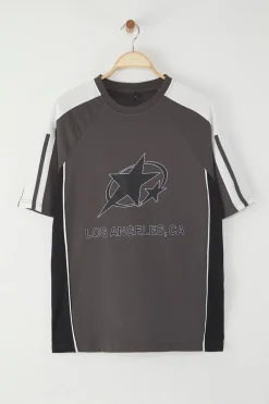 Camiseta oversize manga corta