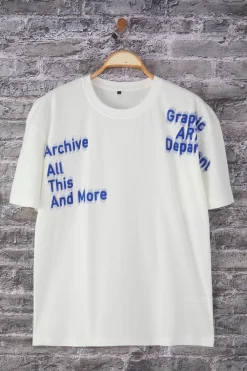 Camiseta oversize manga corta