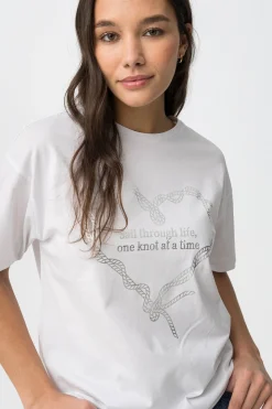 Camiseta relaxed nudos