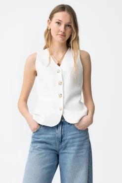 Camiseta slim botones