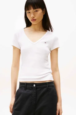 Camiseta slim de manga corta