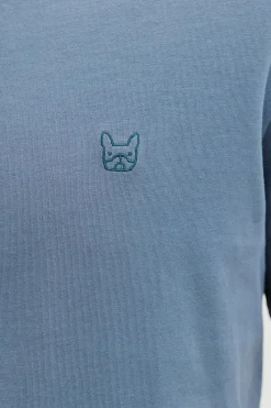 Camiseta slim fit algod&oacute;n logo icono