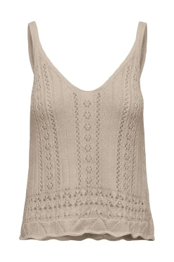 Camiseta tirantes de crochet