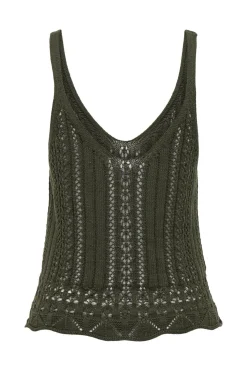 Camiseta tirantes de crochet