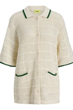 Cardigan de crochet