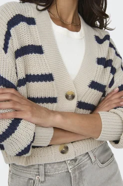 Cardigan de rayas
