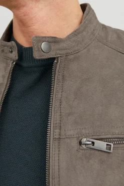 Cazadora biker efecto ante