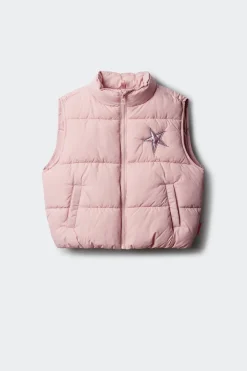 Chaleco acolchado estrella niña
