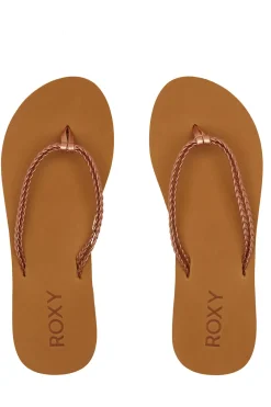 Chanclas efecto piel doble tira