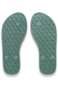 Chanclas tiras logo met&aacute;lico