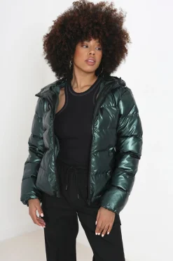 Chaqueta acolchada con capucha